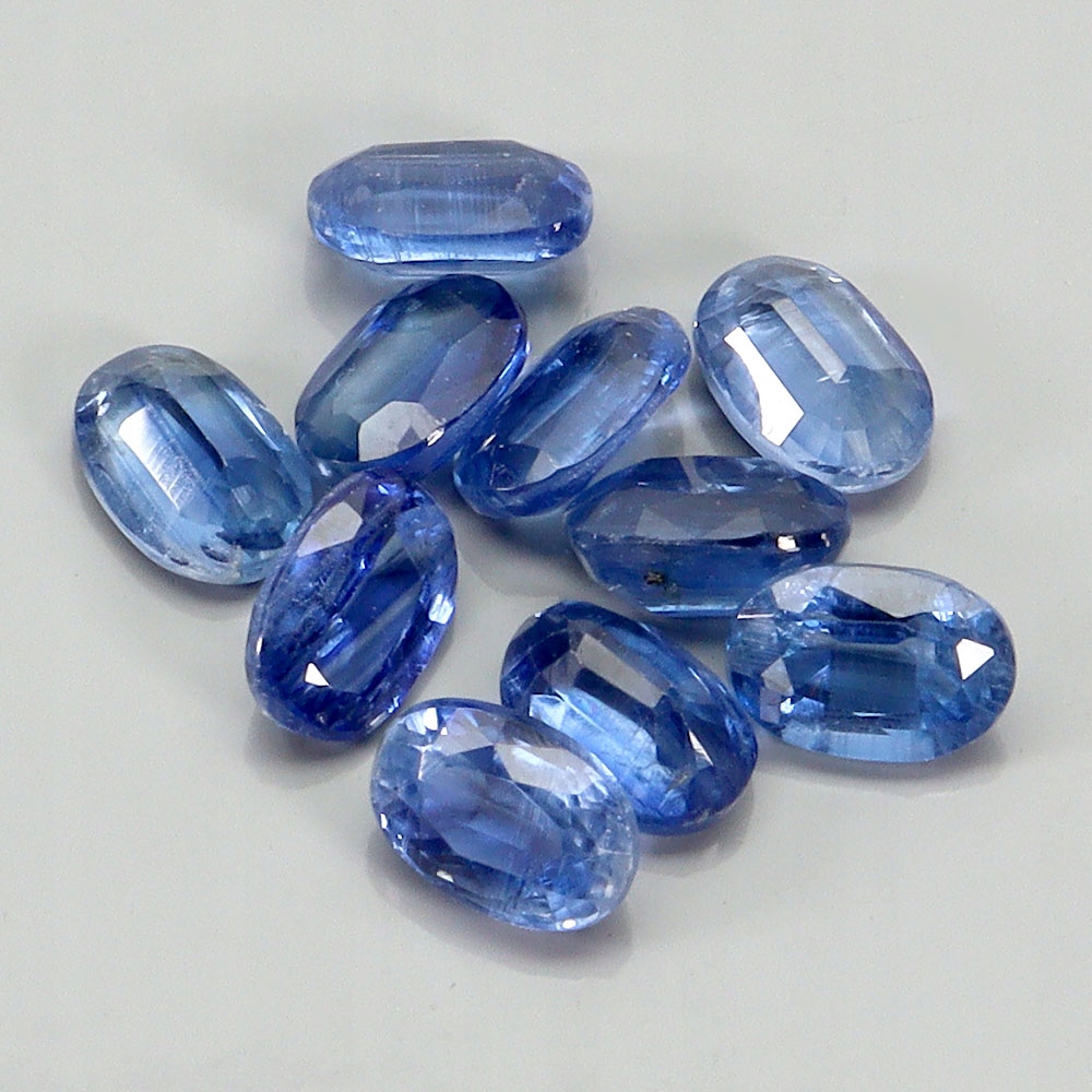 Kianity přírodní kameny SI1 6.45ct 10 kusů