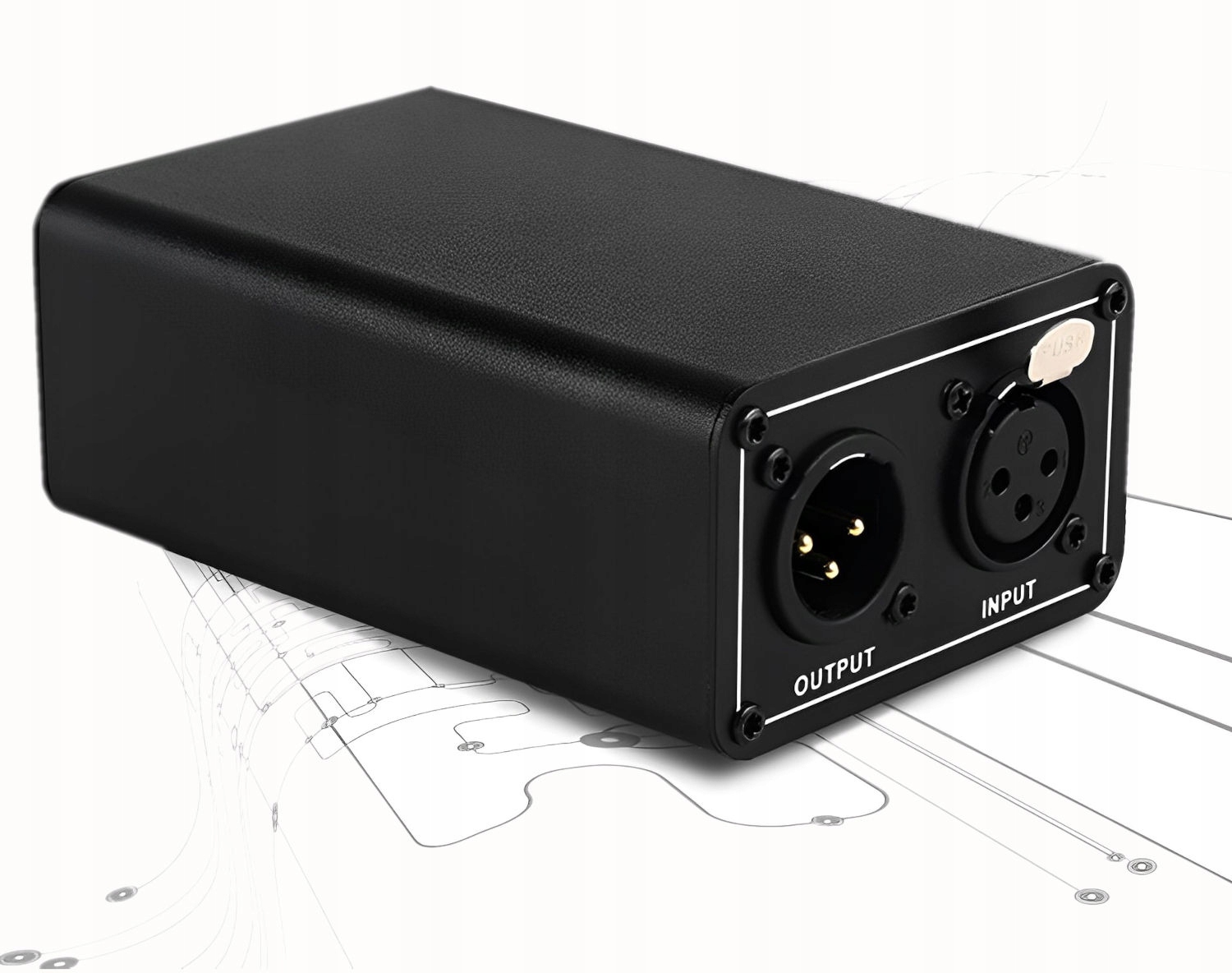 ZASILACZ PHANTOM 48V DO MIKROFONU XLR MOZOS PP48V Model PP48V