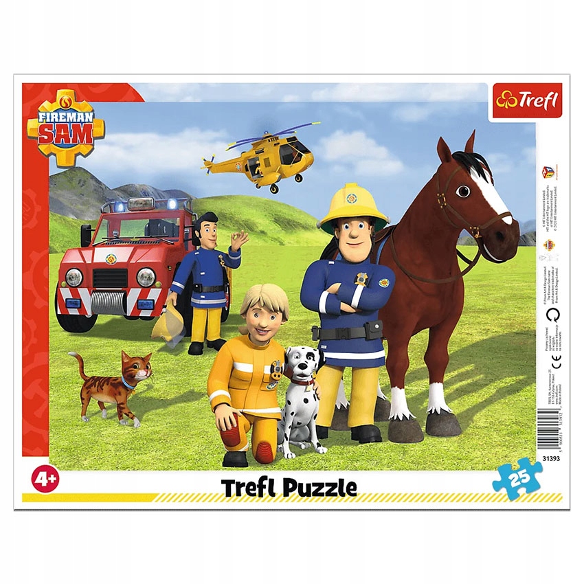 

Puzzle Trefl Strażak Sam Strażacy ramkowe 25 el.