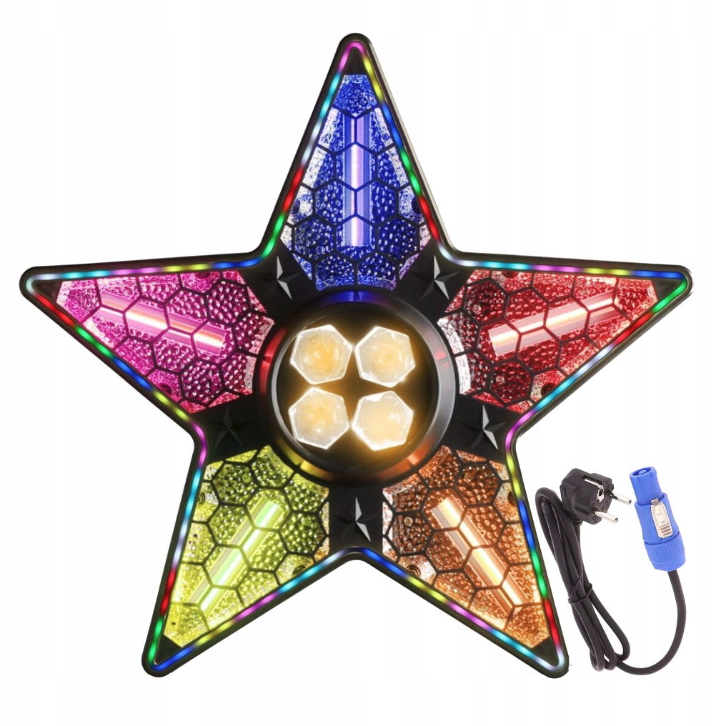 Multiefekt 3W1 Led DMX Bee Eye Retro Halo 9X10W Rgbw LIGHT4ME Starlight