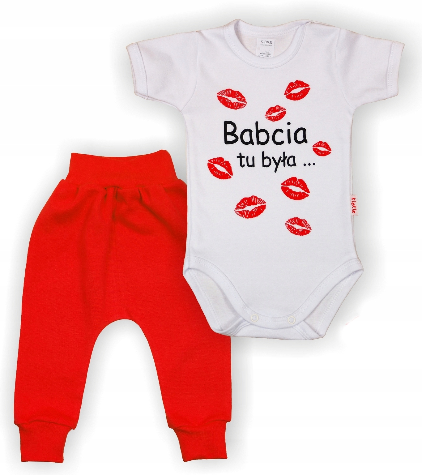 

Komplet Body KrótkiRĘKAW+Legginsy Różne 68 Klekle