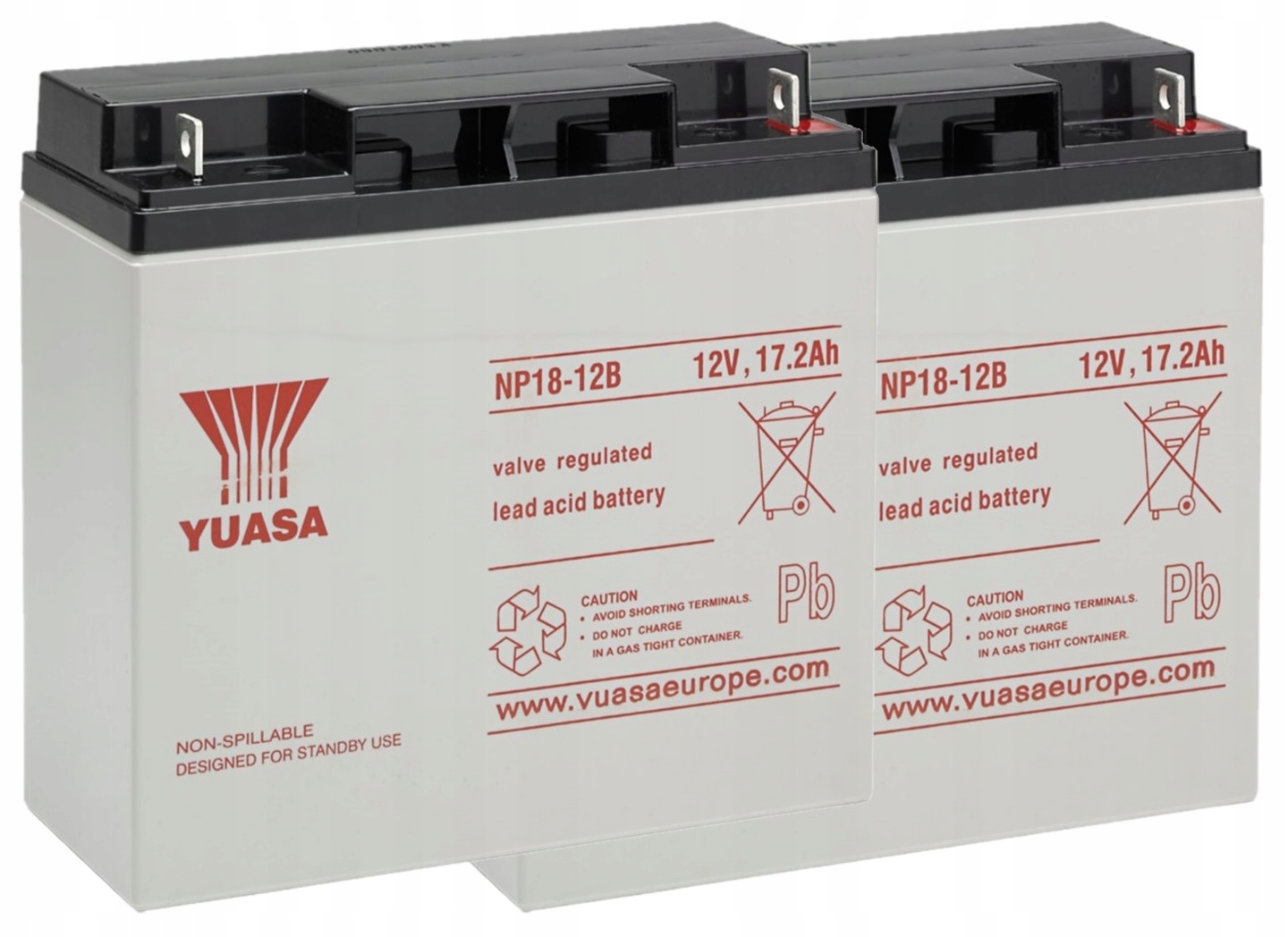 APCRBC7 Rbc 7 #7 Zestaw Akumulatorów Yuasa Do Ups Apc 2x NP18-12 12V 17,2Ah