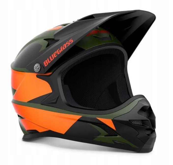 Cyklistická Přilba Integrální (Full Face) Bluegrass Intox Green Gradient Matt Xs 52-54 cm