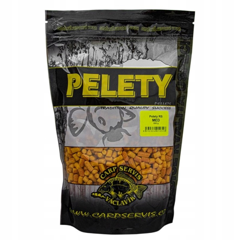 Karpiowy Pellet Zanętowy Carp Servis Vaclavik Rs Miód Żółty 6mm 800g