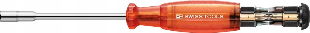 Držák bitů s 8-dílným plochým zásobníkem Ph Tx Pb Swiss Tools