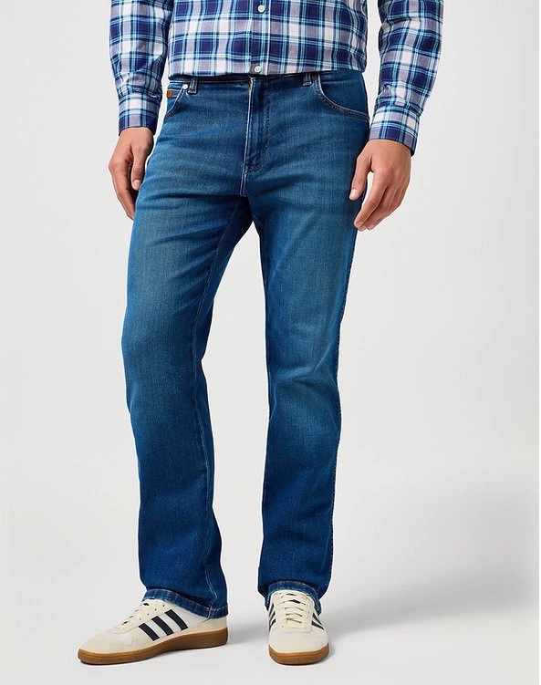 Wrangler Texas 821 Free to Stretch Verdant Tone W33 L32 112364455 Rovné džíny