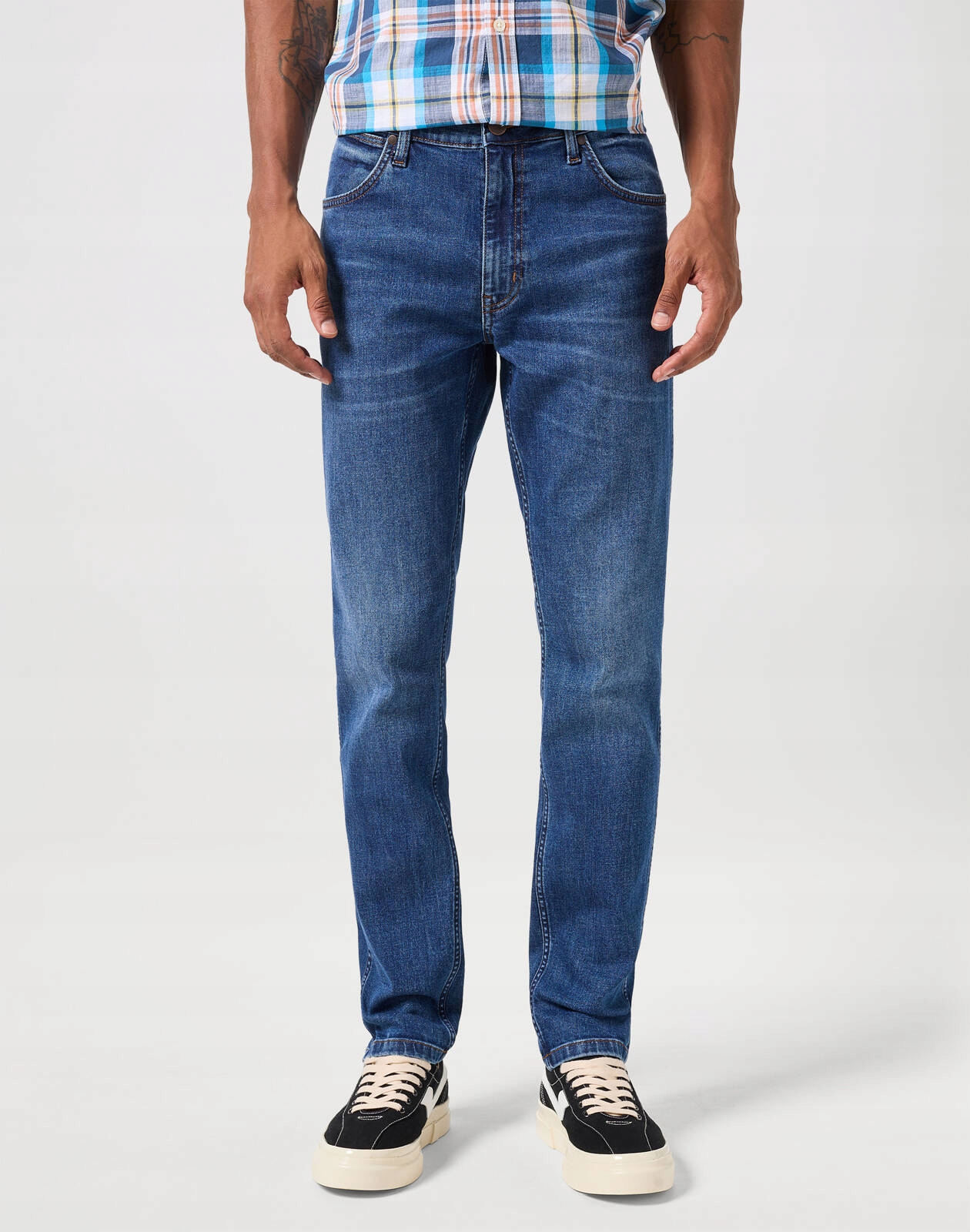Wrangler River Dean Stretch 112352530 Mírně Zúžené Džínové Kalhoty W30L34