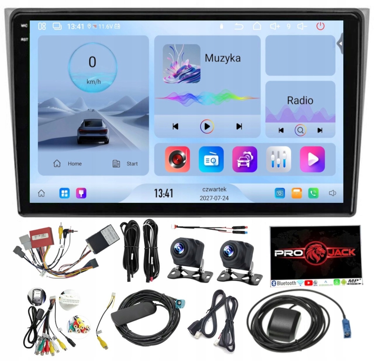 Navigační Rádio Gps Android Auto Mazda CX-9 2007-2015 Carplay 4GB 64GB Sim