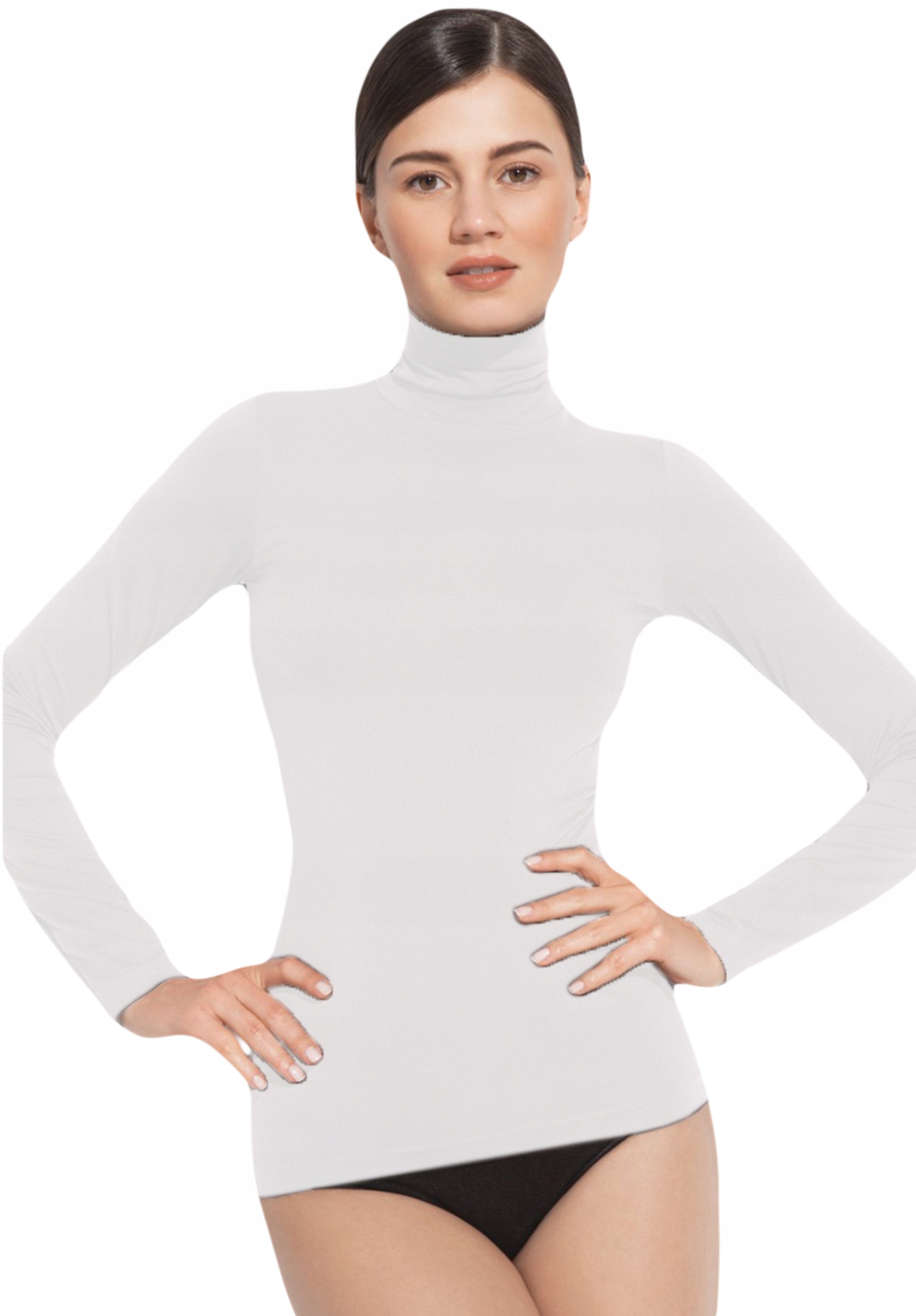 Golf Classic Gatta bezszwowy, długi rękaw, biały S Płeć kobieta