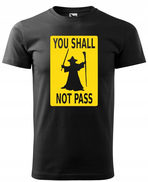 

Koszulka Lotr Gandalf You Shall Not Pass S - XXL