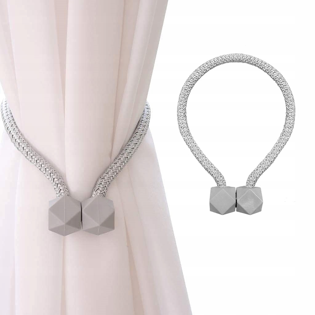 

Spinka Magnes Klamra Upięcie Firan Zasłon Sznurek