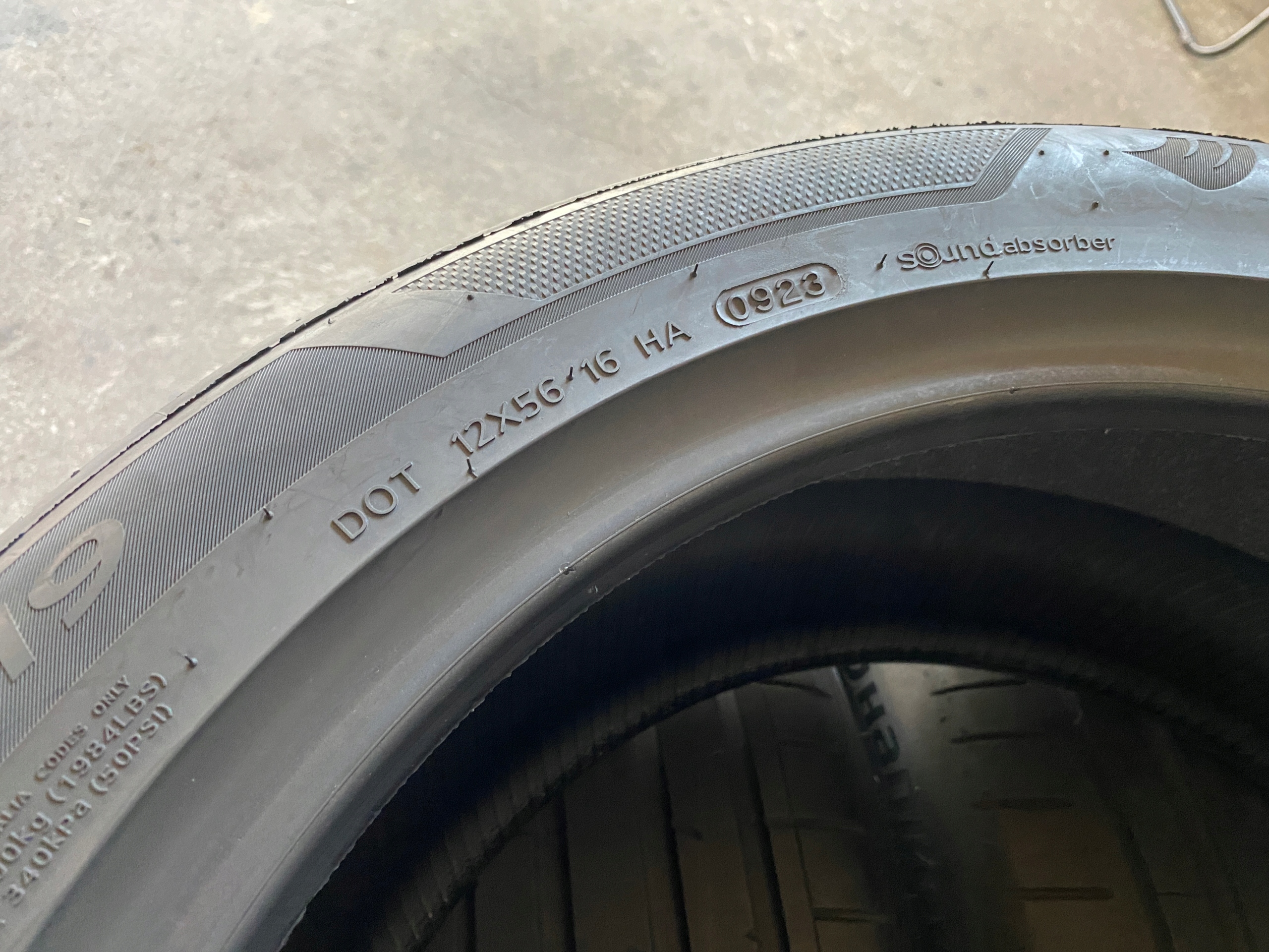 4 tyres summer 255/45R19 Hankook Ventus S1 Evo3 2023r