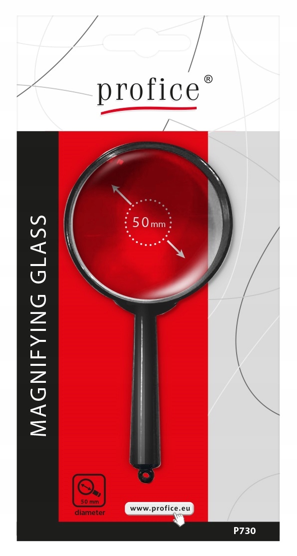

Profice Lupa szkło powiększające 50 mm