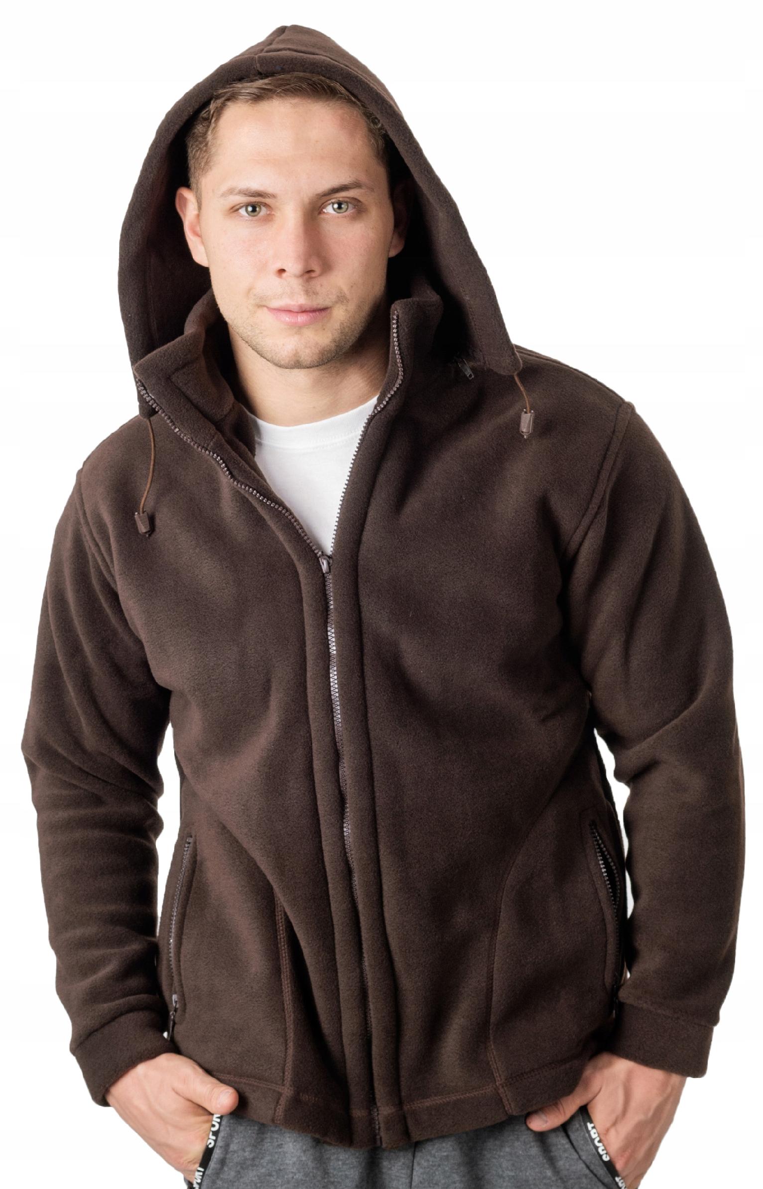 

Polar Męski Bluza Polarowa Męska MAX01 L brązowa