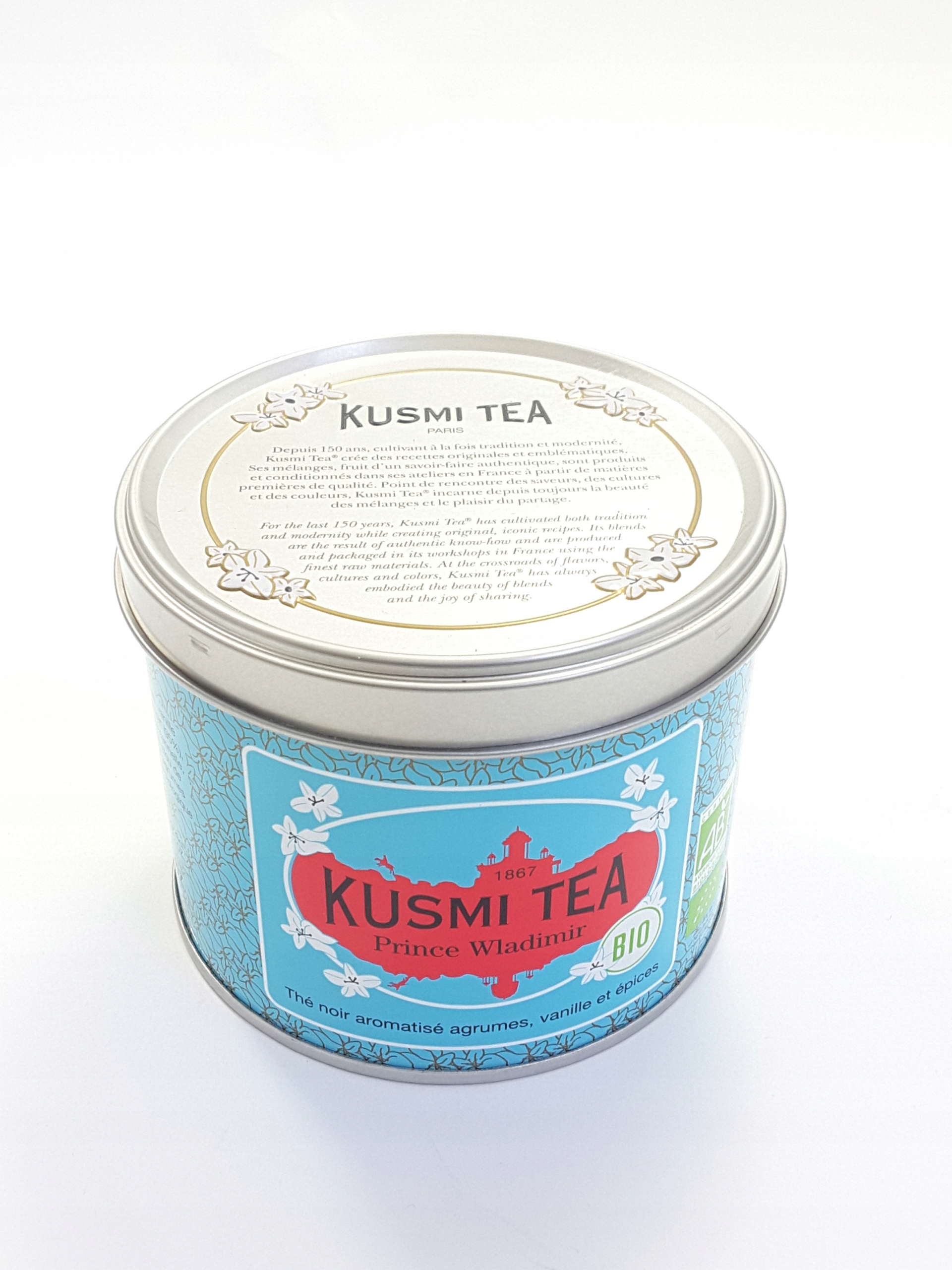 Levně Kusmi Tea Princ Vladimir Organický černý sypaný Čaj 100g