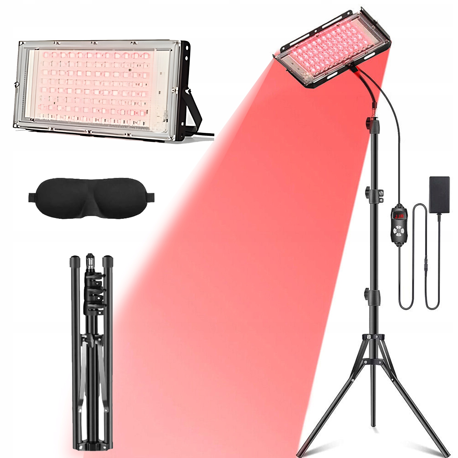 96 Led Lampa Fizjoterapii Na Podczerwień Regulowanym Z Funkcją Pulsacyjną