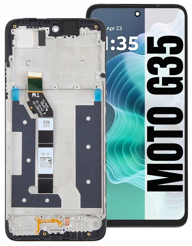 Displej Pro Motorola Moto G35 XT2433 LCD Displej Rámeček