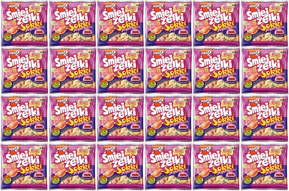 24x 90g NIMM2 Śmiejżelki Sokki Jogurtowe Karton