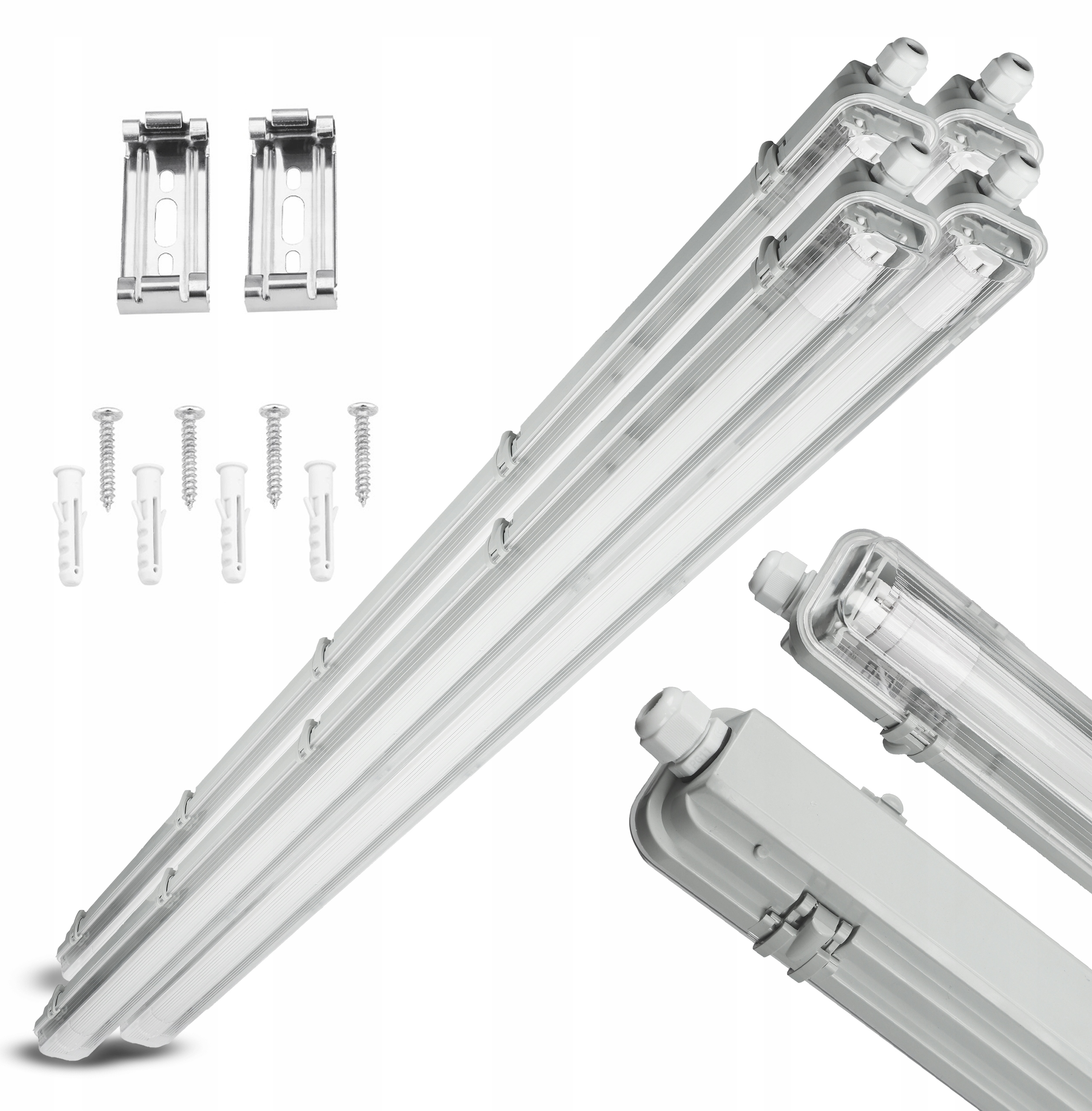 Sada Hermetické svítidlo Led lampa do garáže 120CM Dílna 20W