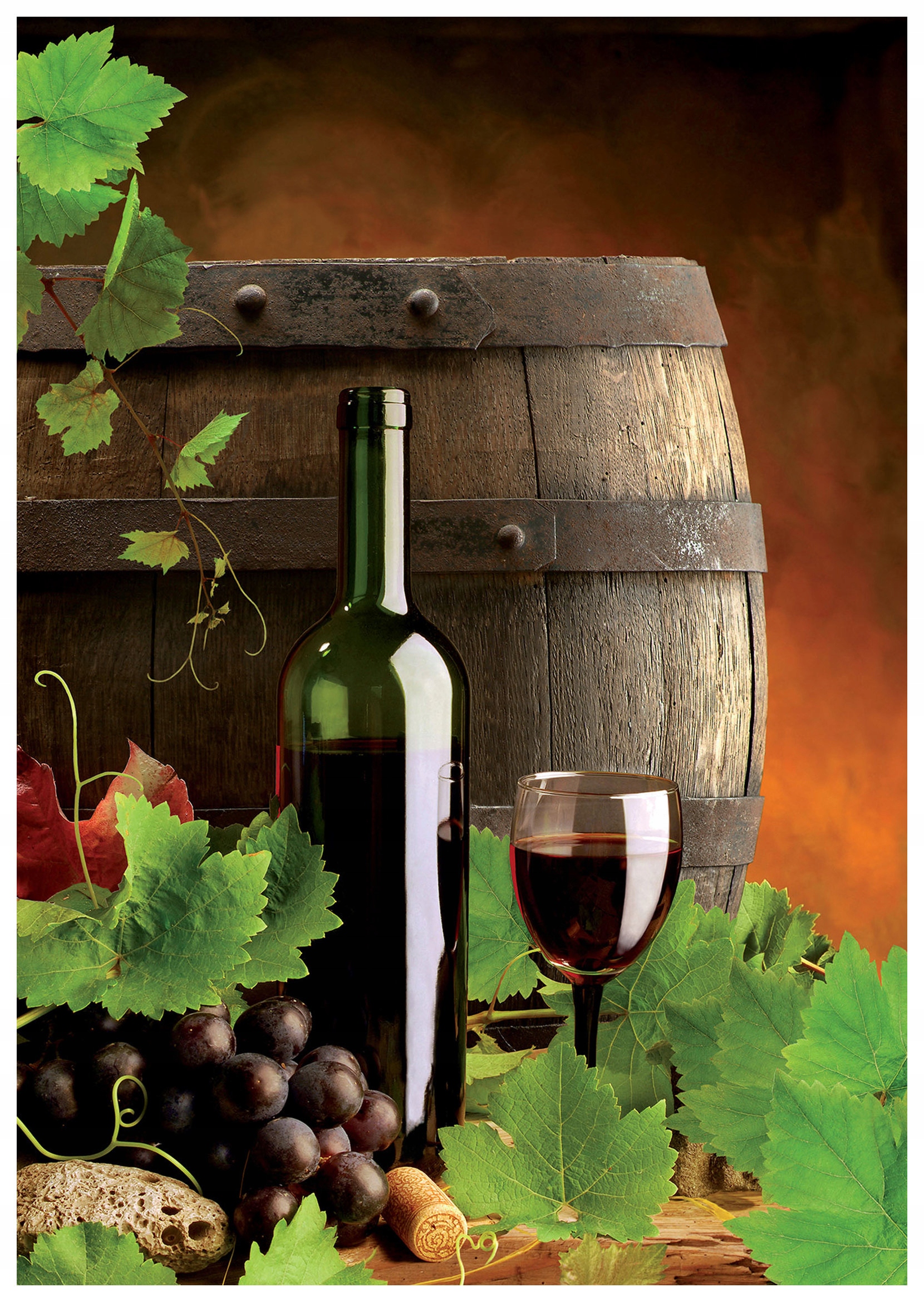 Fototapeta Víno a Hroznové Víno Mrtvá povaha chuti 184x254 vinylová lepidlo