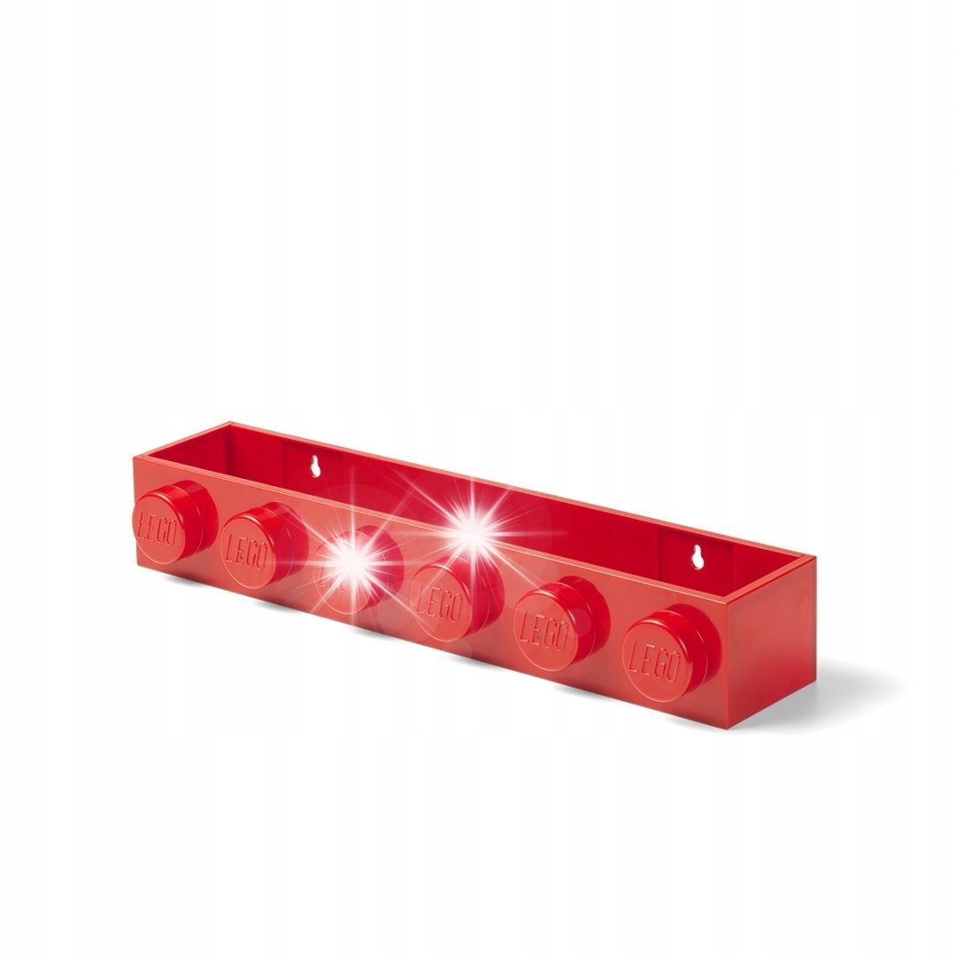 Półka naścienna Lego 41121730 czerwona Red Półeczka Na Ścianę