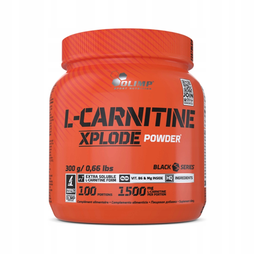 Olimp Sport L-Carnitine Xplode powder 300 g pomeranč