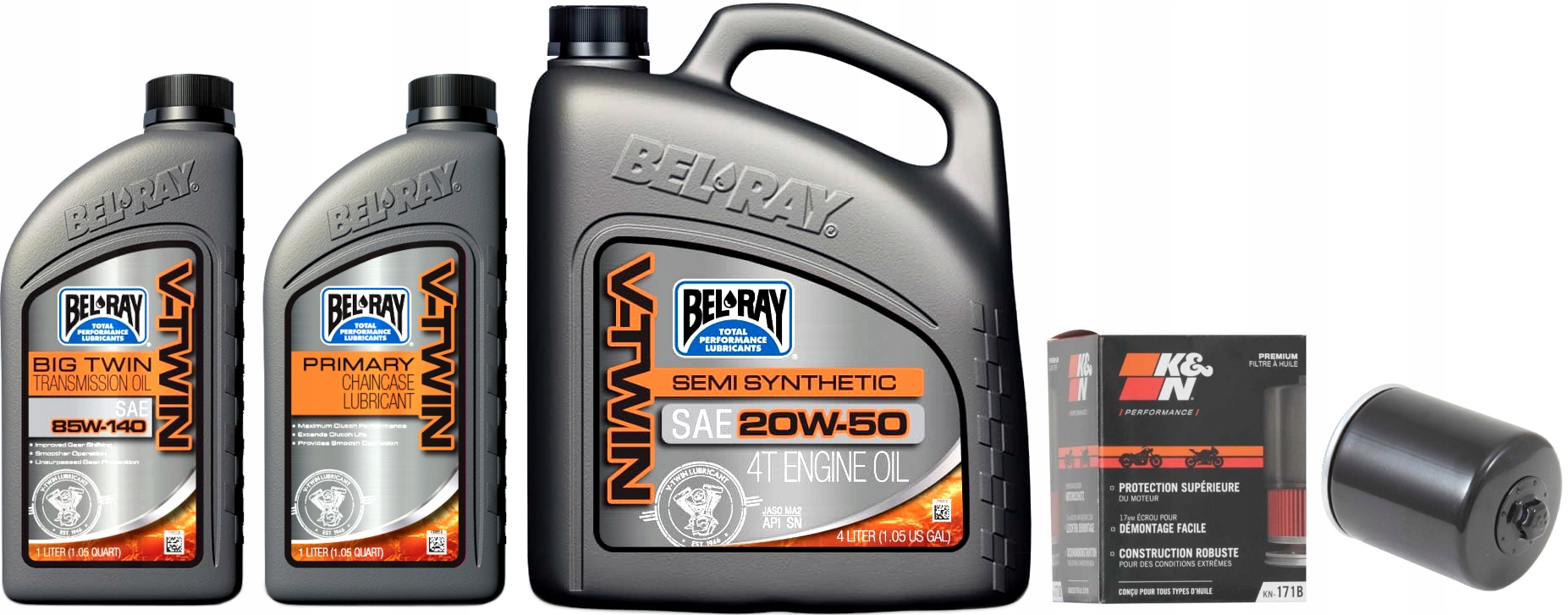 Olej filtr Harley Davidson Heritage Dyna Road Zestaw serwis Bel-ray V-twin