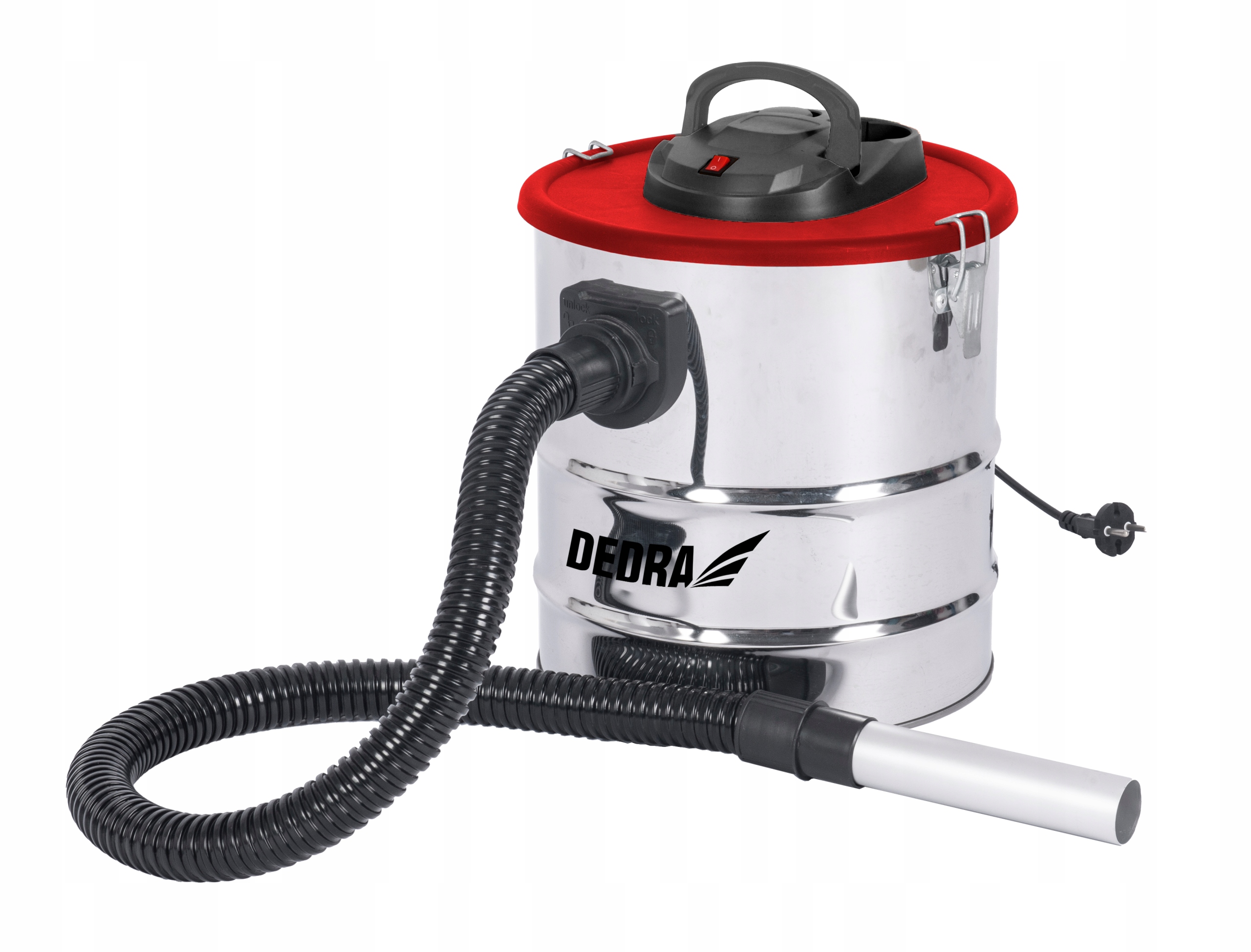 Vysavač na popel Dedra 1200 W, nádrž 20 litrů, separátor