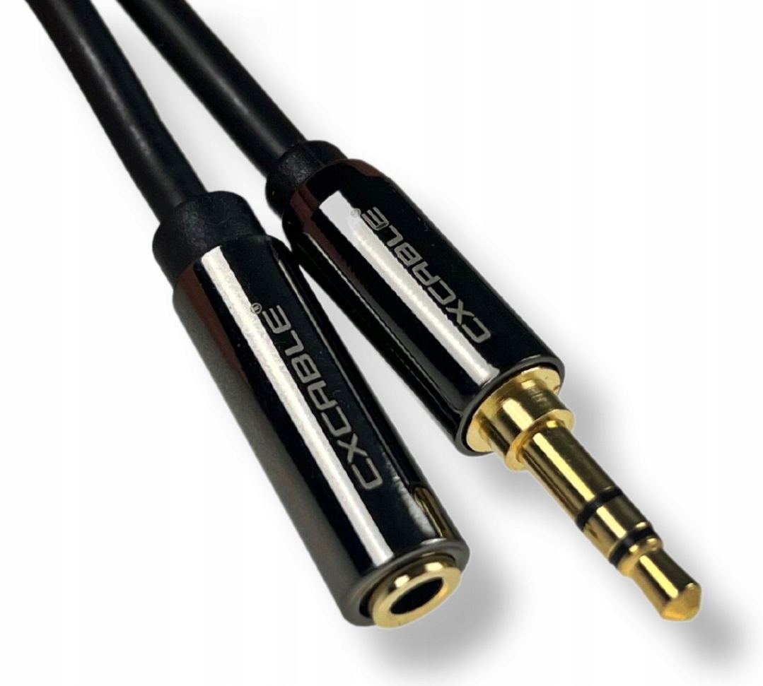 

Przedłużacz Jack 3,5mm CX-JE201 gn/wt HiLine 1,5m