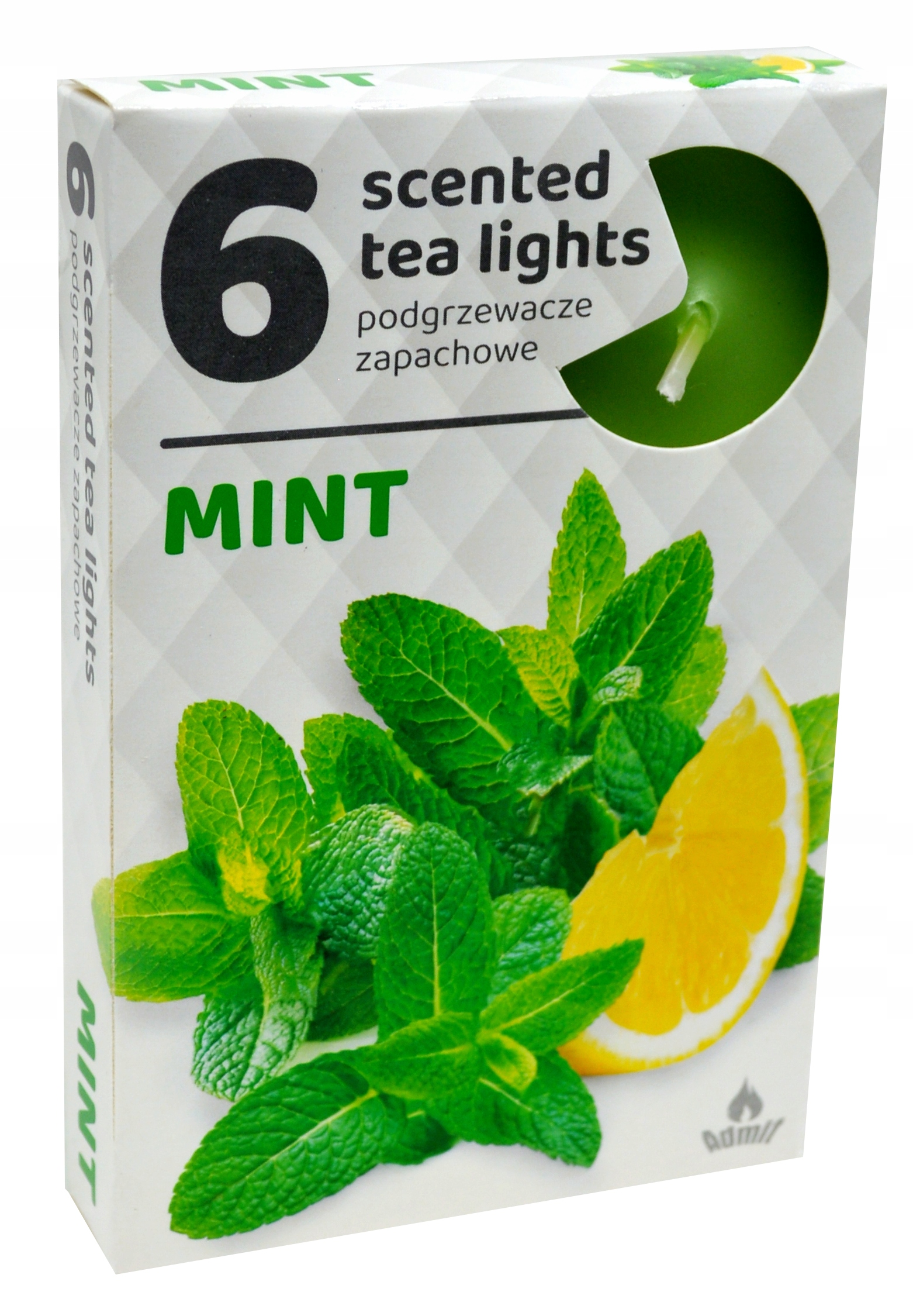 Podgrzewacze zapachowe 6 sztuk, zapach MIĘTA