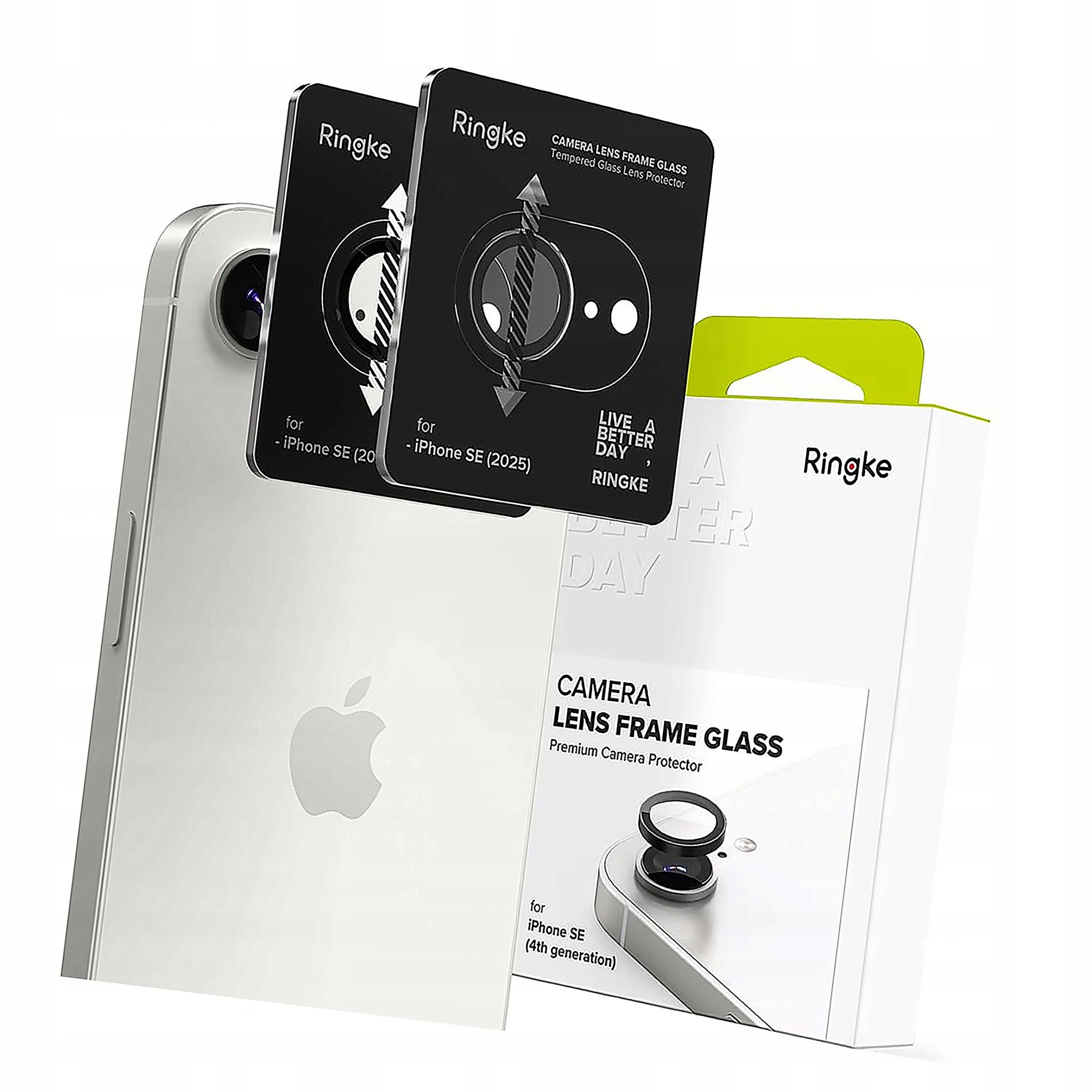 Osłona aparatu Ringke Camera Frame Protector 2-pack do iPhone 16e czarna
