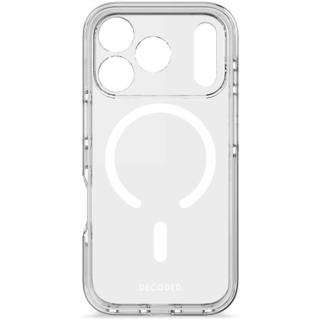Pouzdro Decoded DropTec Transparent Backcover MagSafe pro iPhone 17 Pro – přes