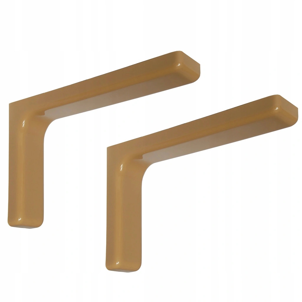 UCHWYT POD PÓŁKĘ 2 SZT WSPORNIK KĄTOWNIK 180MM BUK