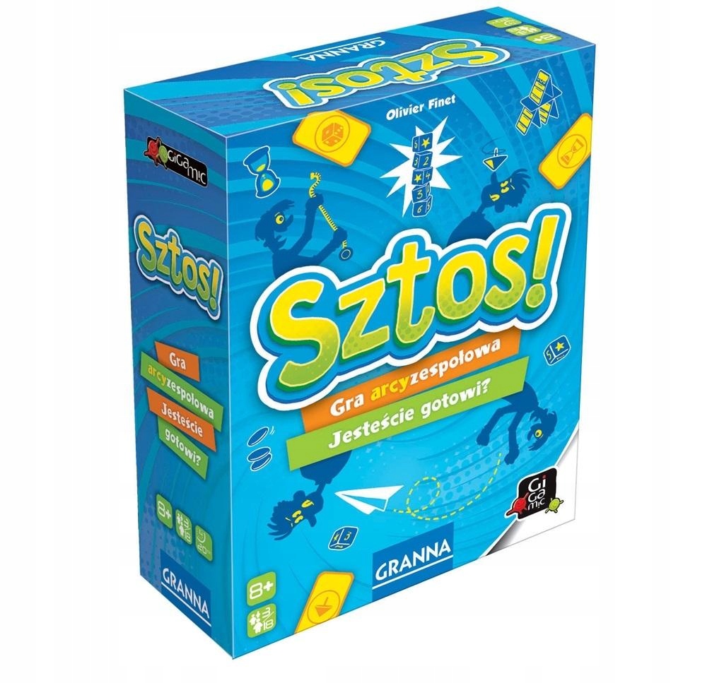 Sztos! Granna Rodzinne Gry Planszowe Dla Dzieci 12 Lat Planszówka Gra