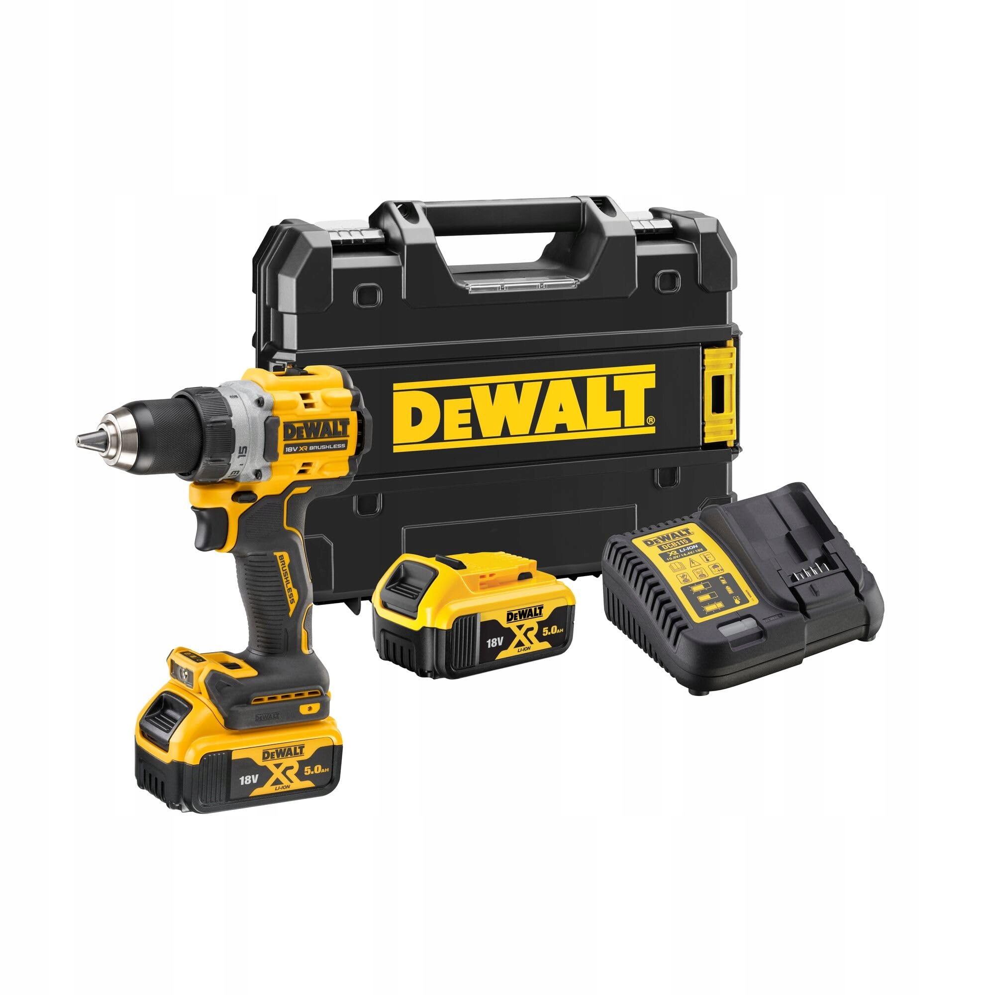 DEWALT 18V Wiertarko-Wkrętarka Bezszczotkowa LED 2x5Ah — miniatura 2