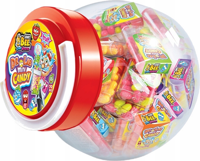 Johny Bee Cukierki Candy Cukierki Draże o Smaku Owocowym 16g 70szt