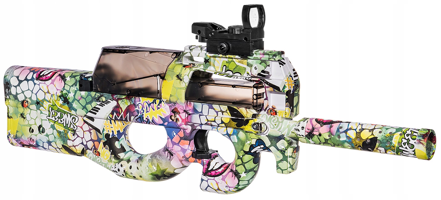 _P90 PISTOLET KARABIN AUTOMAT KULKI ŻELOWE KOLORY_ Rodzaj karabiny