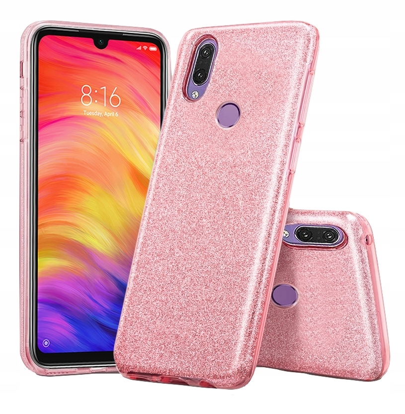 

Etui Brokat Do Huawei Y7 2019 Brokatowe Case+szkło
