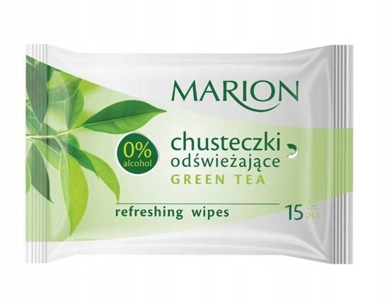 

Marion Chusteczki odświeżające green tea 15 sztuk