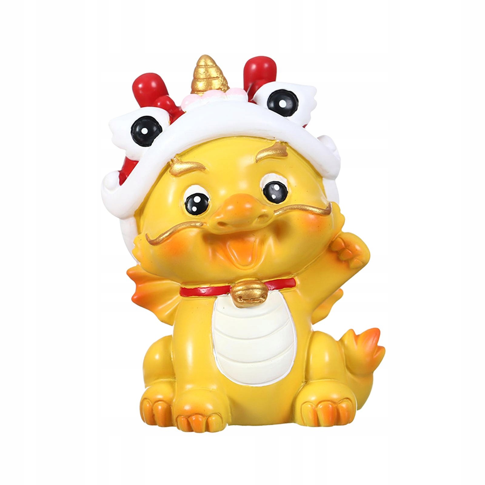 Mini Dragon Figurine Cute Table Sculpture for Bookshelf Living Room style A