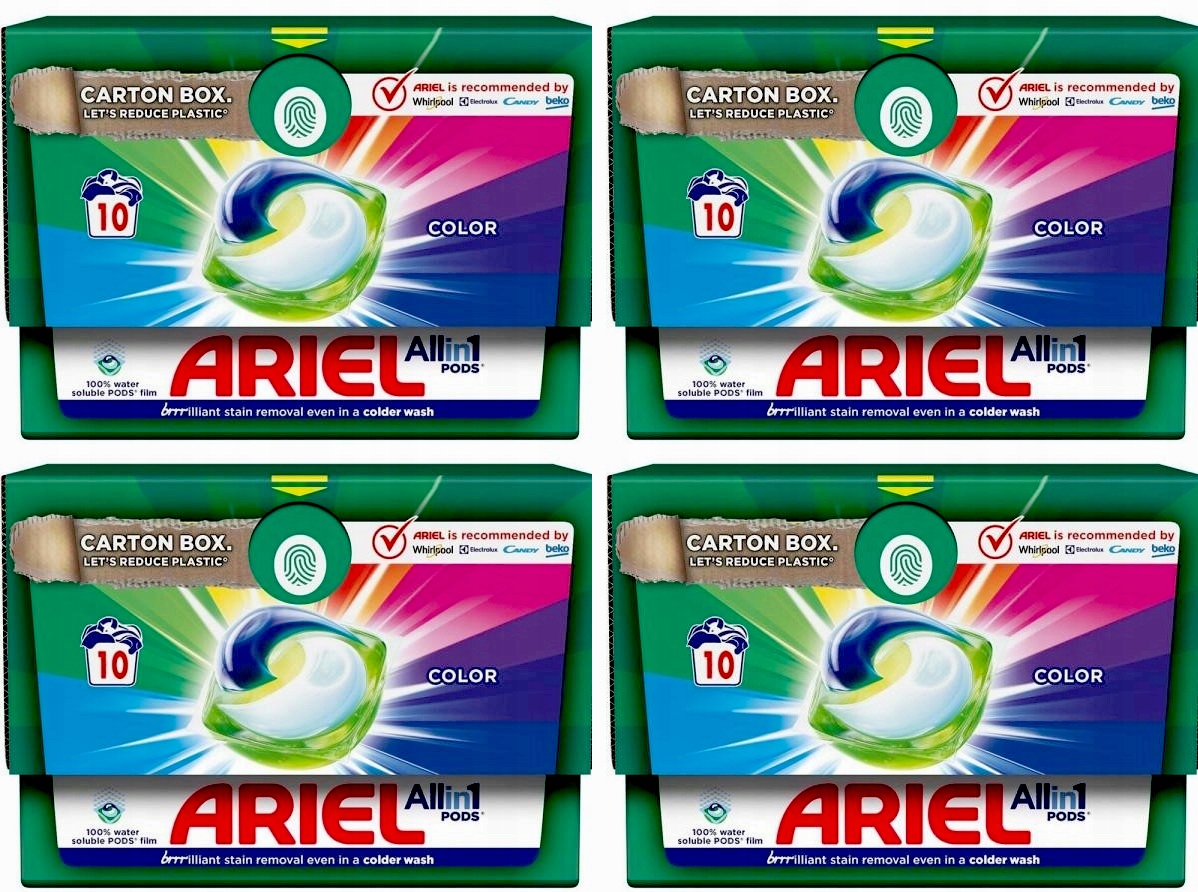 Levně Ariel Kapsle 40ks barva na praní tkanin karton