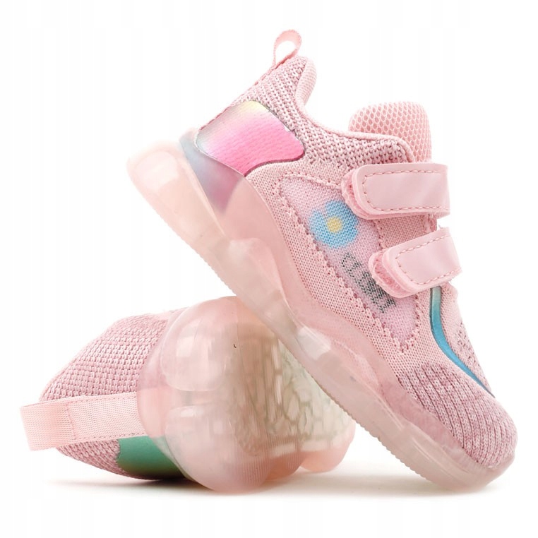 

Buty Sportowe Dziecięce Dziewczęce Lekkie Na Rzepy