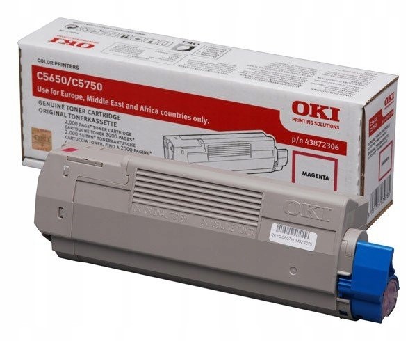 Toner Oki C5650/5750 43872306 červený (magenta)
