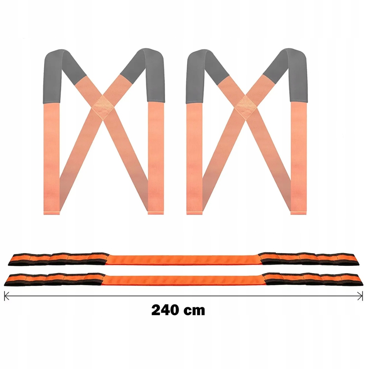 PASY SZELKI DO TRANSPORTU CIĘŻKICH RZECZY PRZEPROWADZEK PRZENOSZENIA MEBLI Długość 240 cm