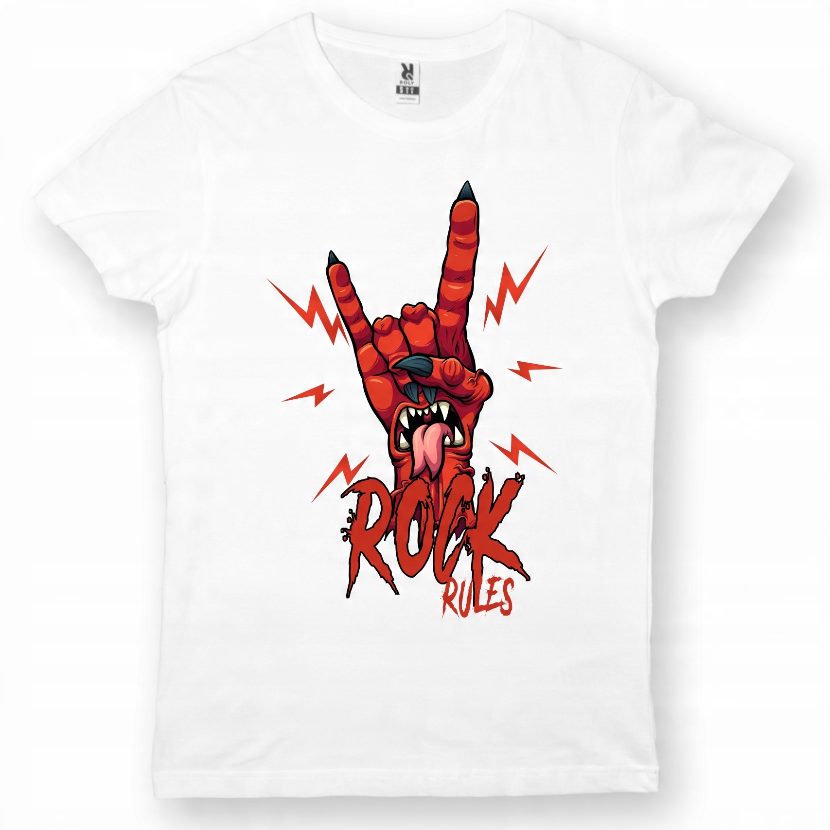 

Koszulka Rockowa Rock Rules Muzyka XXL