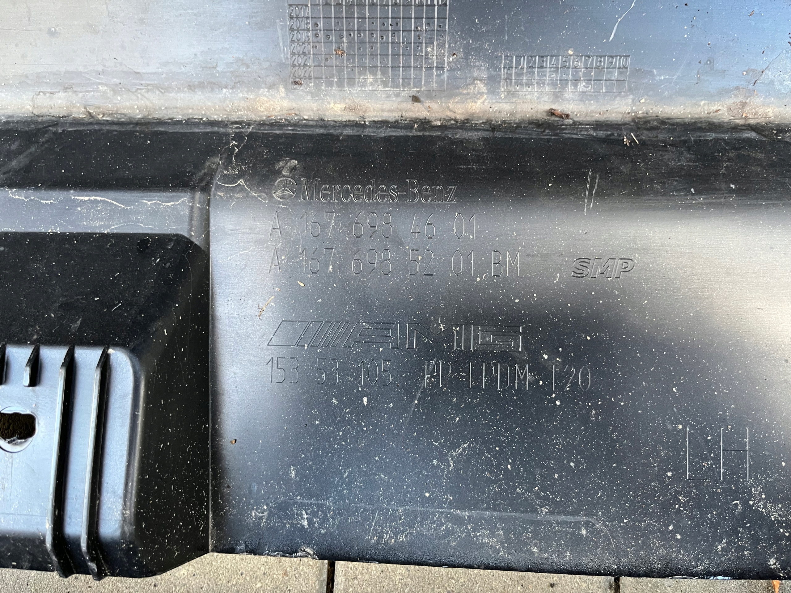 Mercedes Gle W167 moulding threshold Amg left right
