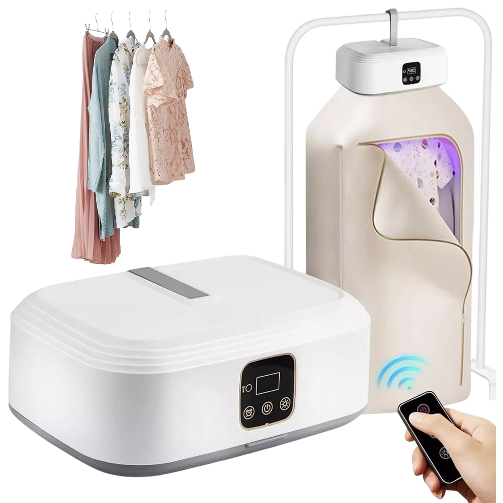 Levně Elektrický Sušák Na Prádlo Cestovní Se Dvěma Režimy Sušení Skládací 600W