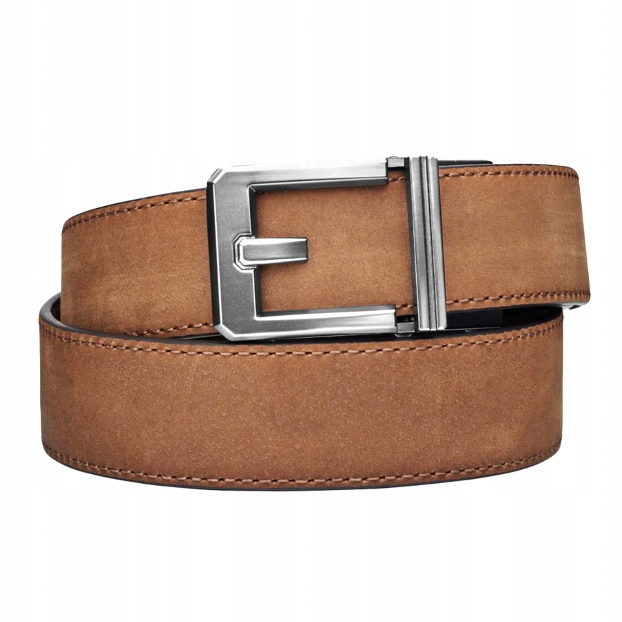 Pas strzelecki Kore Essentials Buffalo Leather Gun Belt X3 brązowy