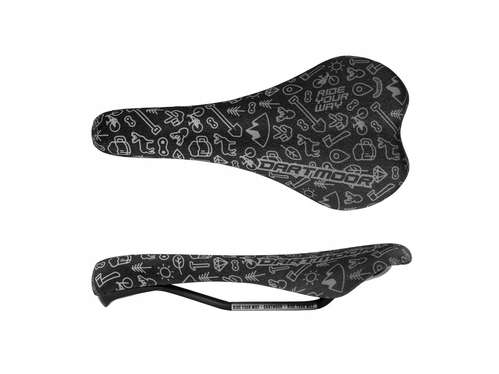 Siodełko Dartmoor Primal czarno-szare