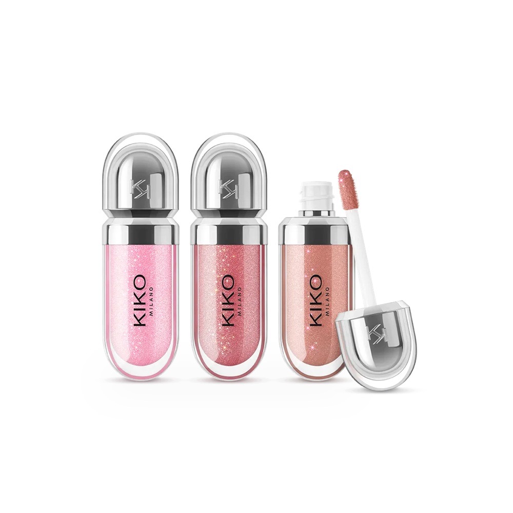 Kiko Milano Glossy Lip Set Mini sada tří hydratačních přípravků 5 ml 1 ks